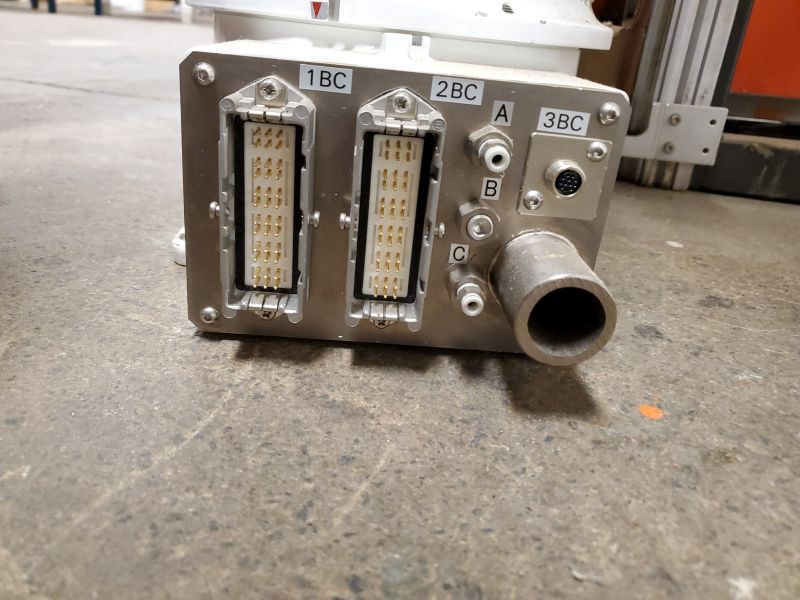Rear view of camera light